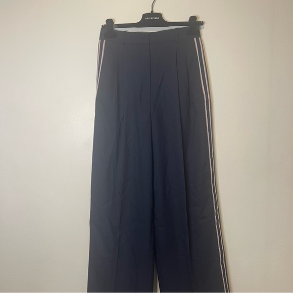 & Other Stories Wide Racer Striped Trousers - Picture 3 of 13